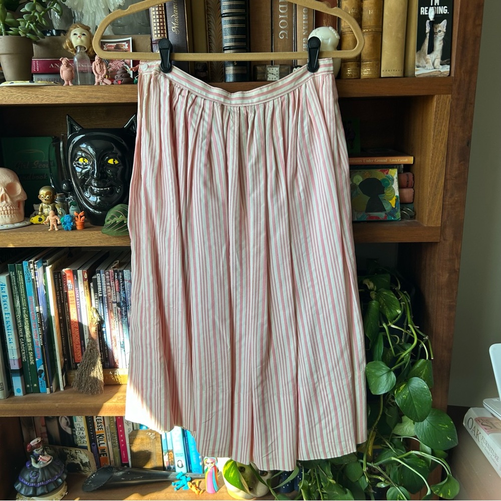 Vintage 50s candy striper skirt set - Picture 11 of 15